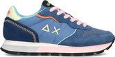 Sun68 Ally Color Explosion Lage sneakers - Dames - Blauw - Maat 38