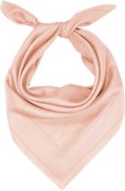 Elegant silk scarf in powder pink