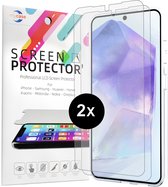 Geschikt voor Samsung A55 Screenprotector Tempered Glass Beschermglas - 2 stuks Extra Sterk - Galaxy series