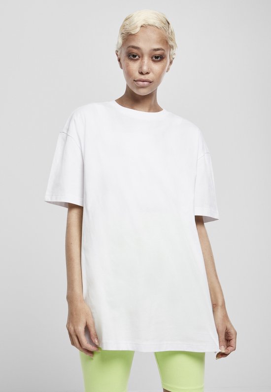 Oversized Wit T Shirt Dames Urban Classics Oversized Boyfriend