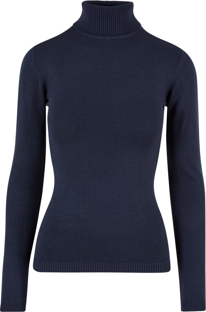 Urban Classics Knitted Turtleneck Sweater/trui M Donkerblauw