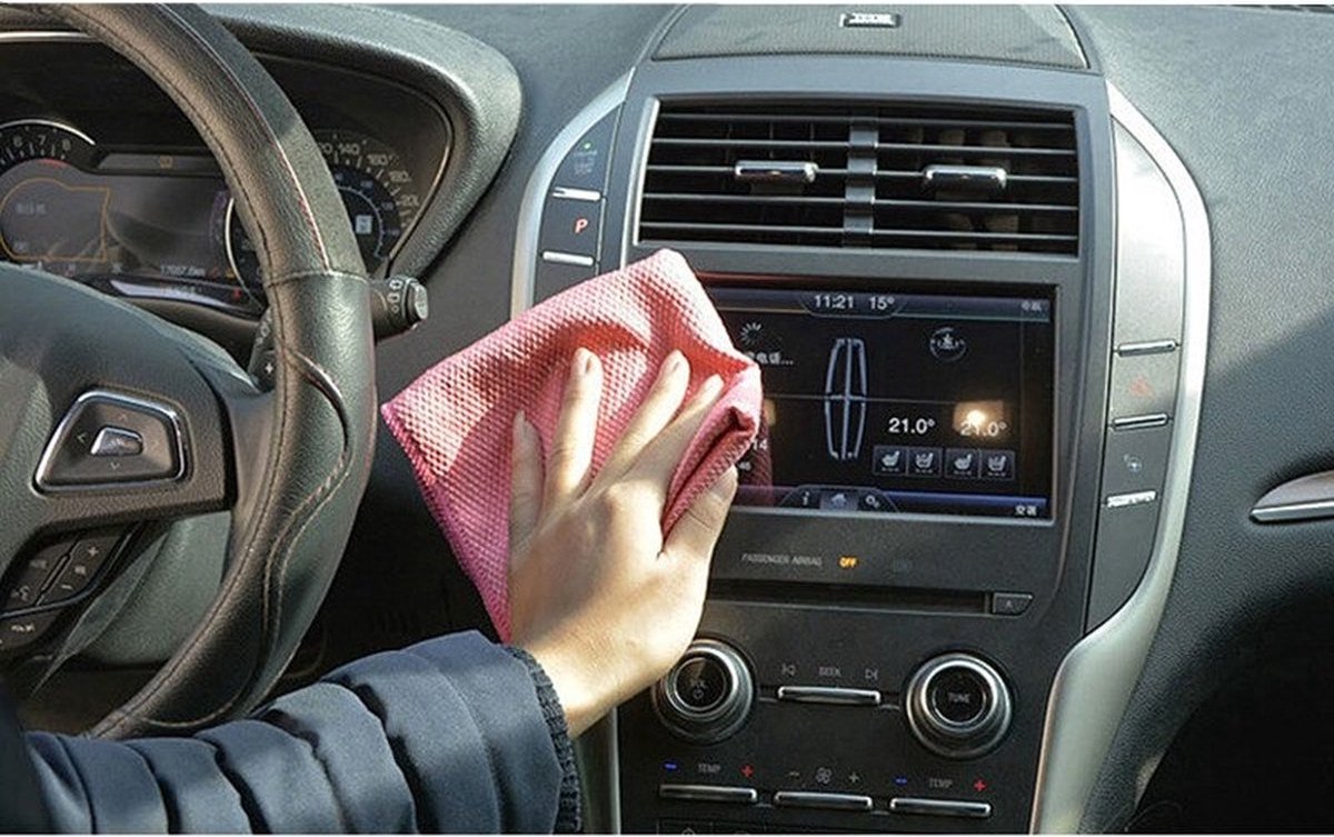 Goedkoopste Waledano® 2 Stuks Schoonmaakdoekjes - Microvezeldoekjes - Autodroog Doek Ramen wassen zonder strepen - Autodoek - Reinigingsdoekjes - Spiegeldoeken - Poetsdoeken - 40 x 30cm - Rood