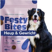 Hondensnoepjes met Glucosamine MSM & Groenlipmossel - Bij Heup, Gewrichtsproblemen & Artrose - Hondensnacks - 60 hondensnoepjes - 100 % Natuurlijk - FAVV goedgekeurd