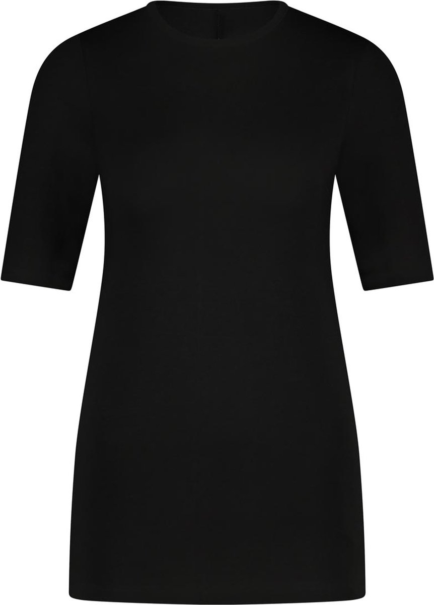 RJ Bodywear - Allure Stays Fresh - Dames Shirt Halve Mouw Ronde Hals - Zwart - S