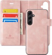 Casemania Hoesje Geschikt voor Samsung Galaxy A15 - Pale Pink - 2 in 1 Magnetic Book Case