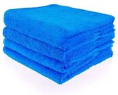 Handdoek|70x140 cm| met naam geborduurd|Cobalt blauw