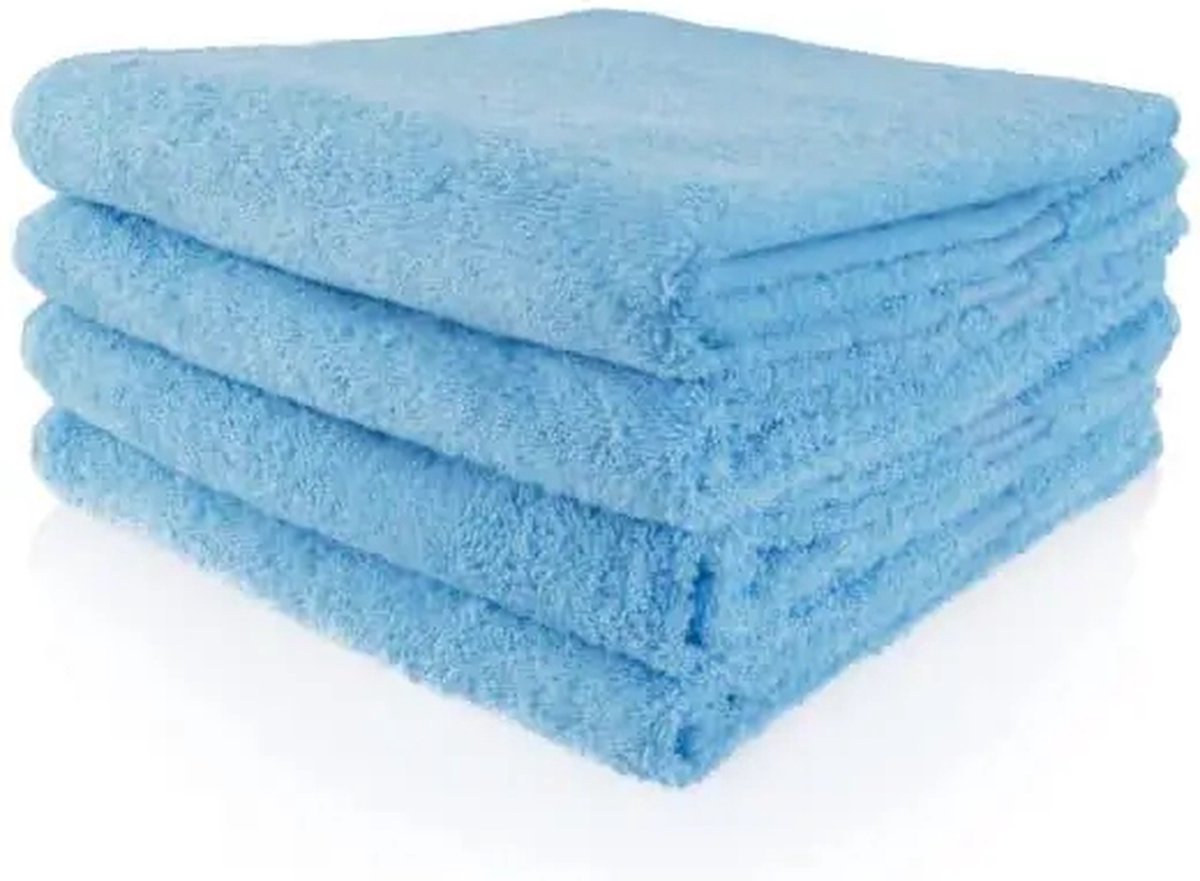 Handdoek|70x140 cm| met naam geborduurd|Blauw