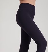Sportlegging Dames High Waist - Squat Proof - Luxe Ribstof - Naadloos - Made in Italy - Donkerblauw - XL - SO TIGHT