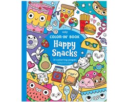 Ooly - Color-in-book - Happy Snacks - Kleurboek