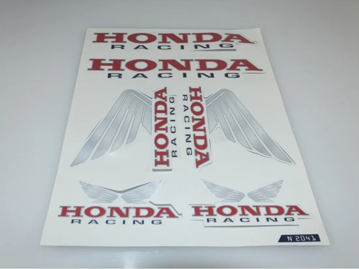 Falko Stickerset Honda / Dunlop 15-delig 33 x 23 cm