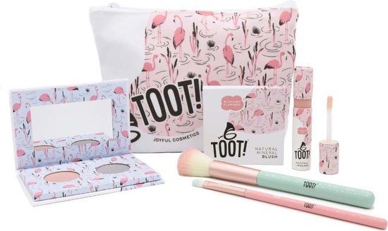 TOOT! Flamingo Kiss Natural Makeup Set - Roze - Kinder make up - Tiener make up - Vegan
