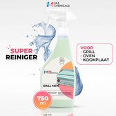 Sile Chemicals GRILL NEW - Keukenreiniger - Spray - 750ml - Grill - Oven - Kookplaat - BBQ - HACCP