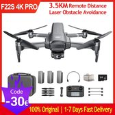 Shoppee Drone - Drone avec caméra - Drones - Drone pour adultes - Drone F 22S 4K Pro Gps avec caméra - FPV Rc Quadcopter Évitement d'obstacles
