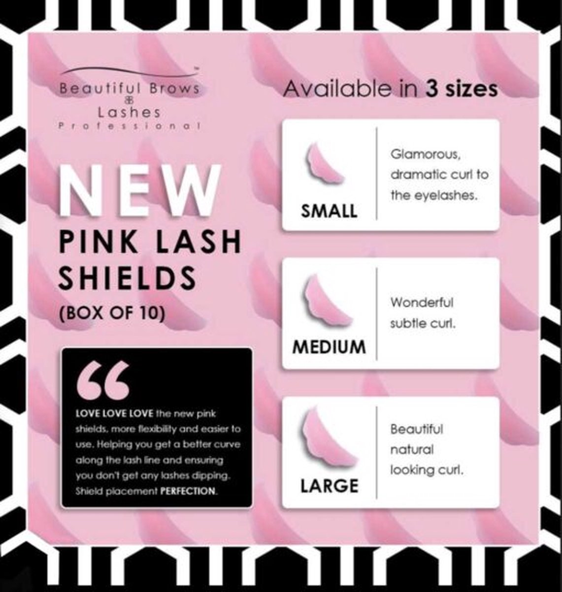 Lash Bomb Lashlifting Shields 10st - Maat - LARGE