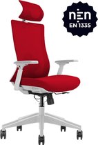 Office Hero® Trader X2 Ergonomische Bureaustoel - Bureaustoelen voor Volwassenen - 3D Armleuningen - Gemonteerd Geleverd - Rood