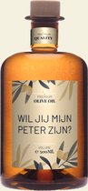 Olijfolie met Etiket: Wil jij mijn Peter zijn? - Origineel Cadeau om iemand Peter of Peetoom te vragen - makeyour.com - Premium Olijfolie - makeyour.com