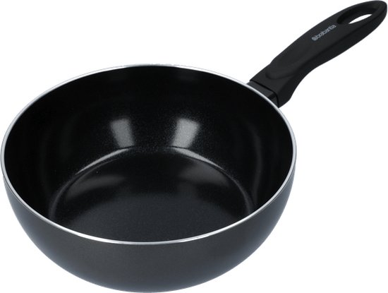 Poêle Wok Brabantia - Ø 20 cm - revêtement antiadhésif en céramique - Convient pour induction