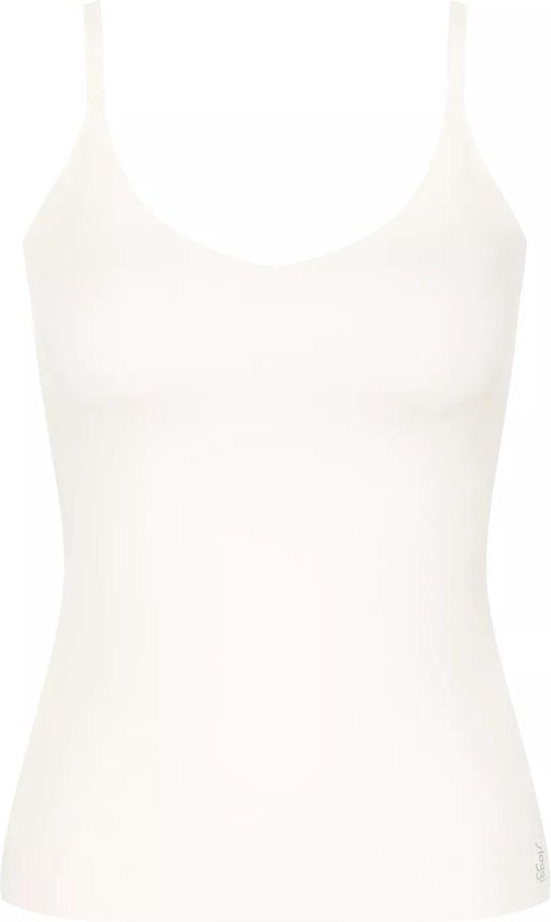 sloggi ZERO Feel 2.0 Spaghetti Top Dames Onderhemd - SILK WHITE - Maat XL