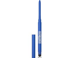 Foto: Maybelline new york tattoo automatic liner gel pencil sleepless sapphire poeder in gel formule voor zachte applicatie oogpotlood met automatische puntenslijper waterproof tot wel 36 uur langhoudend vlekt niet blauw