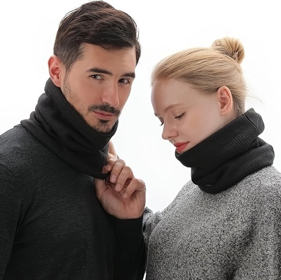 Livano Cache-Cou - Homme - Femme - Polaire - Moto - Bandana - Masque - Snood - Hiver - Écharpe - Rembourré - Chaud - Café
