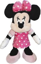Minnie Mouse Roze Jurk Disney Pluche Knuffel 32 cm {Disney Plush Toy | Speelgoed knuffeldier knuffelpop voor kinderen jongens meisjes | Knuffel en speel met minnie muis, donald duck, goofy, mickey muis}