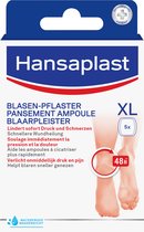 Hansaplast - Blaarpleister XL - 5 stuks - Sterke kleefkracht - Waterproof
