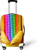 Housse de bagage de voyage, housse de protection en spandex, élastique, résistante aux rayures, lavable, couleur