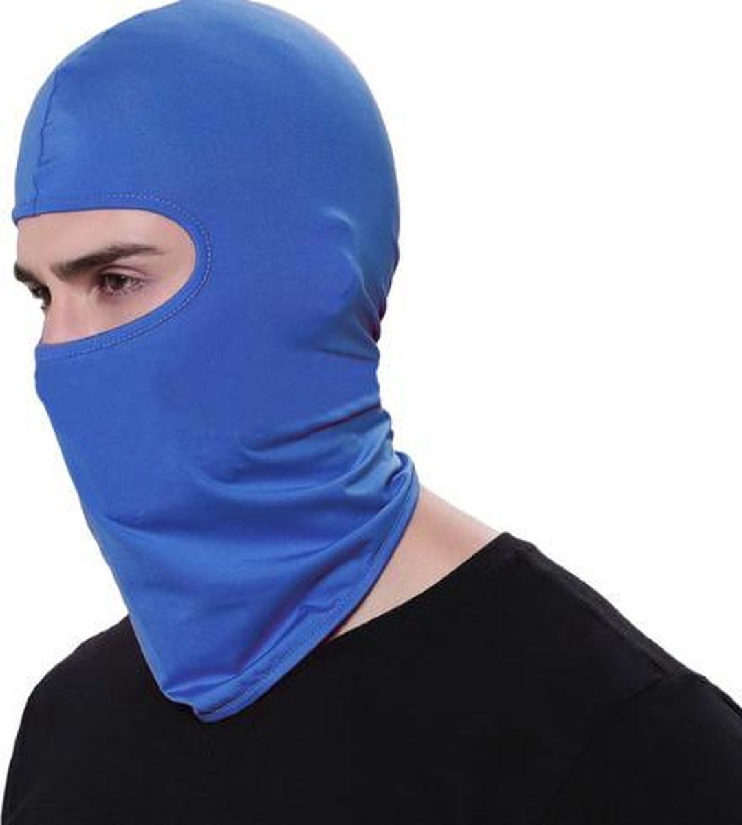 Jumada’s Bivakmuts voor Snowboarden Skiën Wielrennen Schaatsen Nekwarmer One Blauw