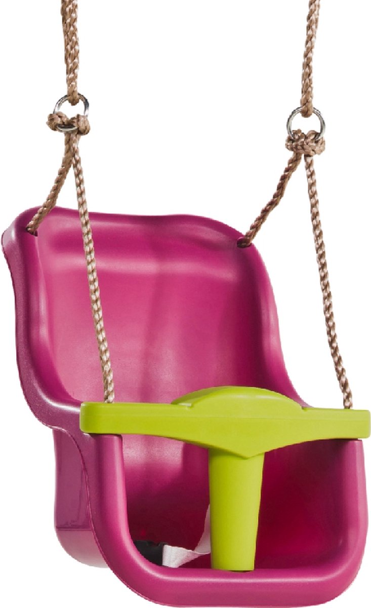KBT baby schommelzitje Luxe paars/lime