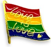 Draag Trots met de Pride Rainbow Flag Model 2 Pin/Button