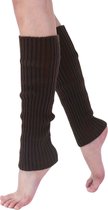 Livano Beenwarmers - Dames - Overknee - Ballet - Wol - Kniekousen - Leg Warmers - Warm - Party - Koffie