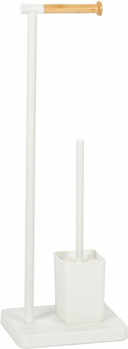 Andrea House 73232 Metalen Toiletrolhouder En Wc-borstel Transparant