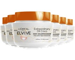 L'Oréal Paris Elvive Extraordinary Oil Fijne Kokosolie - Haarmasker - 6 x 300ml