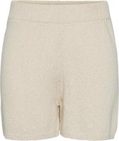 Pieces Broek Pcarisa Hw Knit Shorts 17148798 Raw Cotton Dames Maat - XL