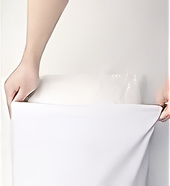 Natural Silk kussensloop, hypoallergeen, 22momme, 100% zijde, 600 garens, standaard maat 50x75cm, met verborgen rits (Wit)