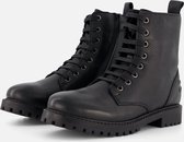 Muyters Veterboots zwart Leer - Maat 37