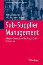 Contributions to Management Science - Sub-Supplier Management
