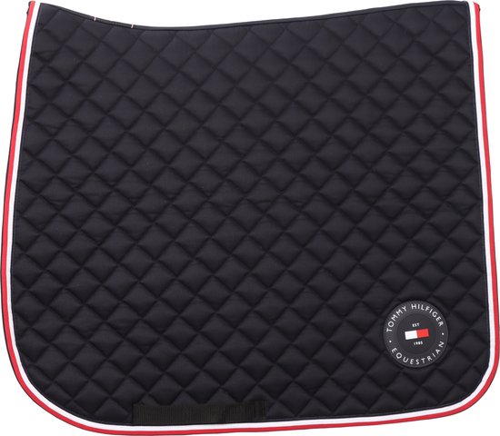 Foto: Tommy hilfiger equestrian zadeldek tommy hilfiger global waffle pad dressage donkerblauw