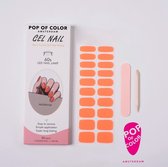 Pop of Color Amsterdam - Kleur: Orange Crush - Gel nail wraps - UV nail wraps - Gel nail stickers - Gel nail foil - Nail stickers - Gel nagel wraps - UV nagel wraps - Gel nagel Stickers - Nagel wraps - Nagel stickers