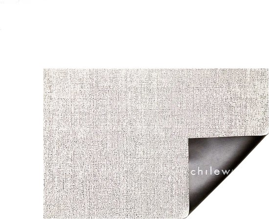 Chilewich Solid-Snow-Deurmat-46x71-cm