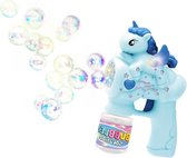 AnyPrice® My Horse Blauw - Bellenblaas Pistool - Electrisch / Automatisch Bubbel Machine voor Kinderen - My Horse Bubble Gun - Kleurvolle bubbels - Licht effect - Met extra navulling