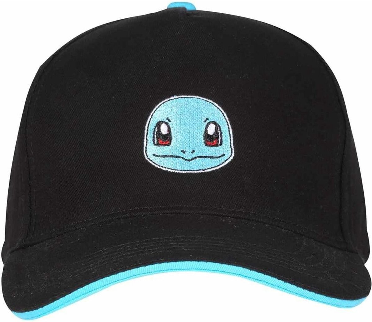 Pokémon Squirtle Badge Cap zwart Katoen Unisex - Fan merch, Gaming, Nintendo