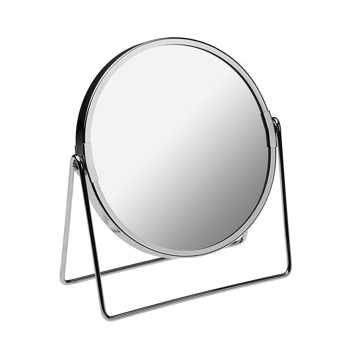 Versa - Vergrotende Make-up Spiegel – Nauwkeurig & Stabiel – Vrijstaand Model – 20,8 cm – Staal – Zilver