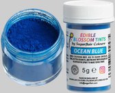 Sugarflair Blossom Tint Dust - Kleurpoeder Eetbaar - Ocean Blue - 5g