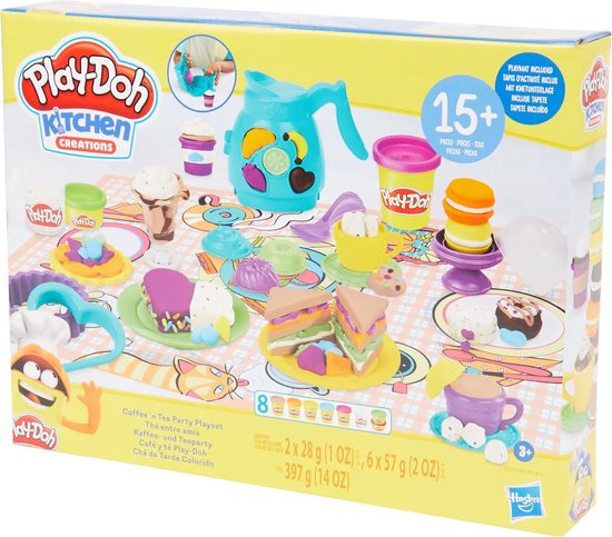 Play-Doh Kitchen Creations - Koffie- en theekransjespeelset - 3+ Jaar