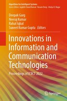 Algorithms for Intelligent Systems - Innovations in Information and Communication Technologies