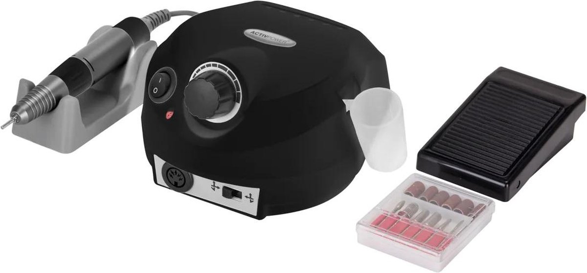 ActivPower Elektrische Nagelvijl 35000 RPM Zwart - Nagel frees - Nail Polisher - Manicure en Pedicure Set