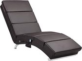 Massage stoel - 186 x 55 x 89c - Donkerbruin