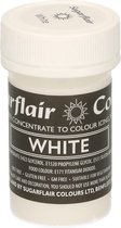 Sugarflair Concentrated Paste Colours Pastel Voedingskleurstof Pasta - Wit - 25g