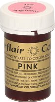 Sugarflair Spectral Concentrated Paste Colours Voedingskleurstof Pasta - Roze - 25g
